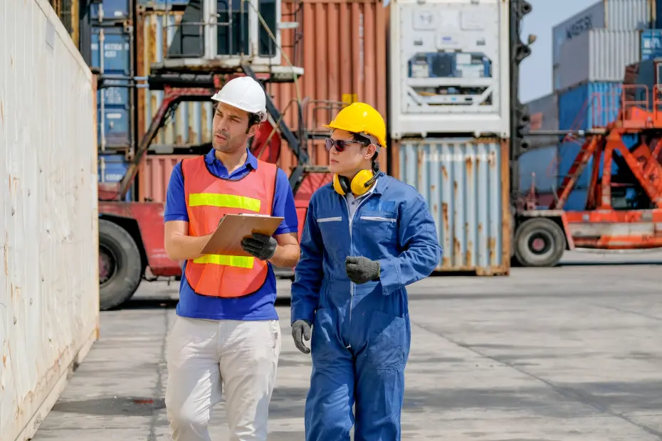 Professional workers in logistics